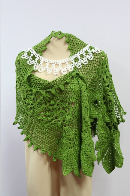 Шаль «Летняя пора».Автор Артюх Г.И.