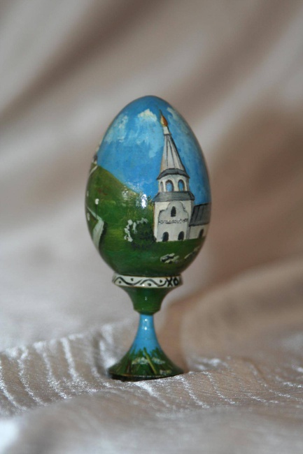 Сувенирное яйцо «Холки».Автор Урясова Л.Б.