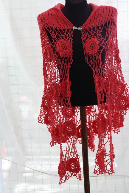 Шаль «Романтический вечер».Автор Артюх Г.И.