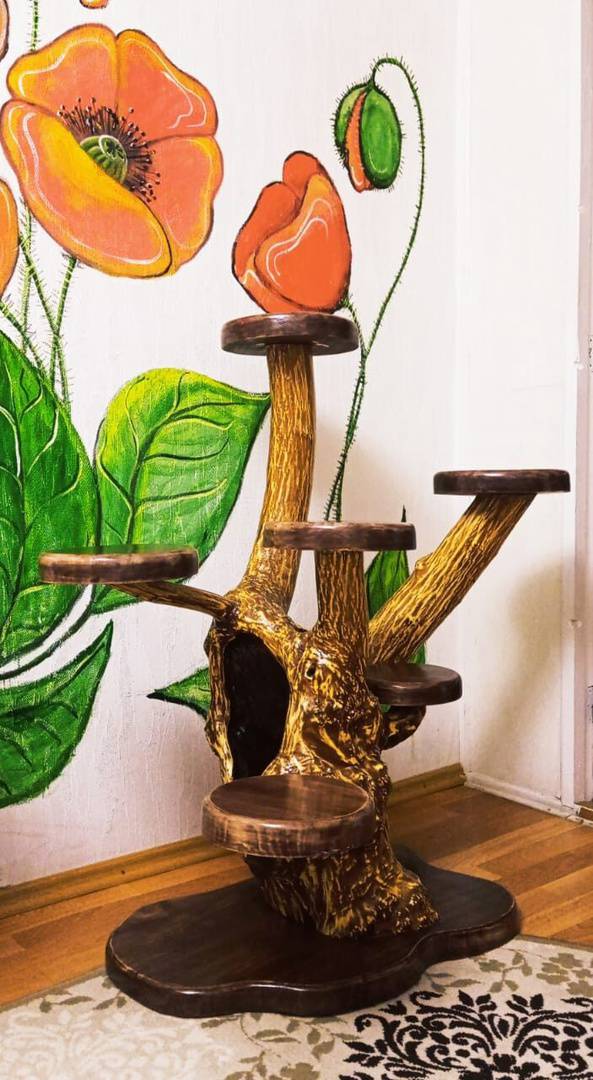 Подставка «Аура леса». Автор Урясов Н.П.